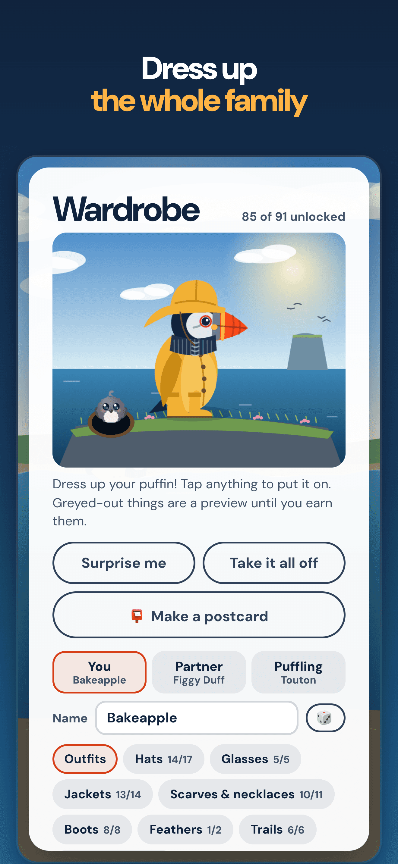 Dress up the whole family