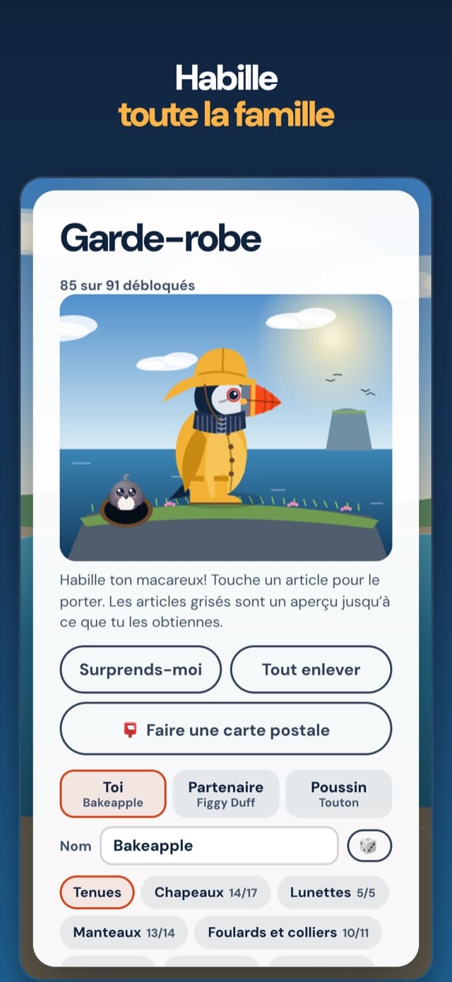 Habille toute la famille